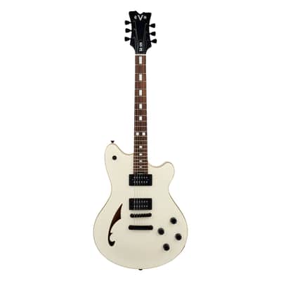 EVH SA-126 Standard Electric Guitar - Satin Vintage White w/ Rosewood FB image 2