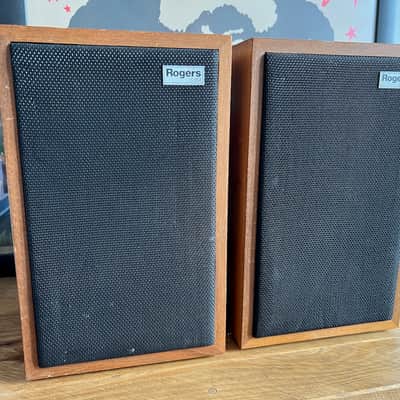 Matched Pair Vintage 1980s Rogers BBC LS3/5A 15ohm Monitor Speakers 23000 Serial image 2