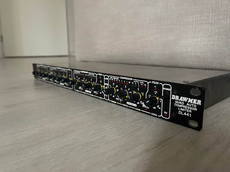 Drawmer DL441 Quad Auto Compressor Limiter 2010s - Black image 1