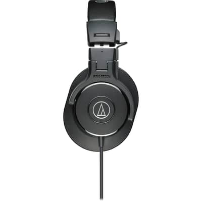 Audio-Technica AT2020 Cardioid Condenser Microphone with Audio-Technica ATH-M30x Monitoring Headphones, Microphone Pop Filter, StreamEye Adjustable Boom Arm & XLR Cable image 5