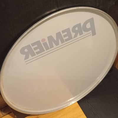 Premier RARE TS Bass drum head 26" 80s-90s  - Smooth white 🤍 image 6