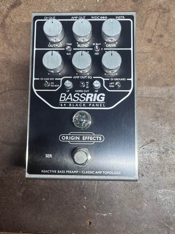 Origin Effects BASSRIG '64 Black Panel