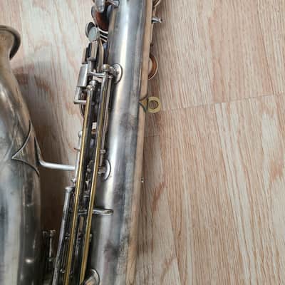 Buesher True Tone Low Pitch Tenor Vintage 1920's - Silver image 12