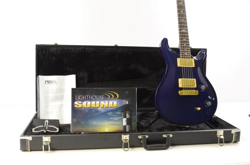 2013 Paul Reed Smith McCarty Korina Guitar - Blue w/OHSC Brazilian Rosewood image 1