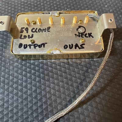 Mojotone 59 Clone Humbucker Pickup Low Output Gold image 3