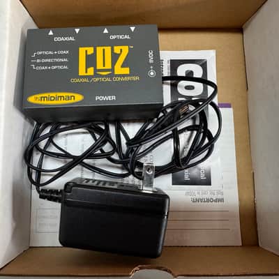 Midiman CO2 Coaxial / Optical Converter & Hosa Cables image 2