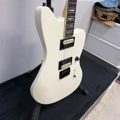 Used Fender JIM ROOT Signature JAZZMASTER V4 Ebony Polar White Electric Guitar with Original Case image 11