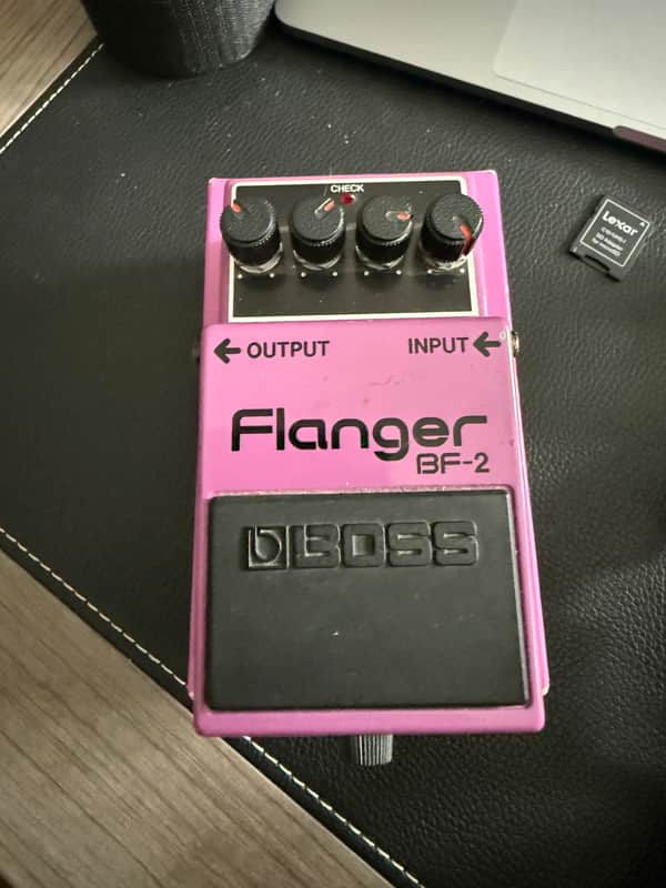 Boss BF-2 Flanger (Black Label) 1980 - 1984 - Purple image 1