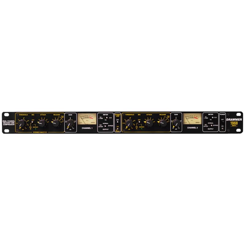 Drawmer 1968 MKII Dual-Channel Vacuum Tube Compressor image 1