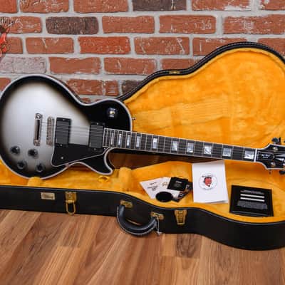 Gibson Custom Shop M2M Les Paul Custom w/ EMGs Silverburst 2025 w/OHSC image 2