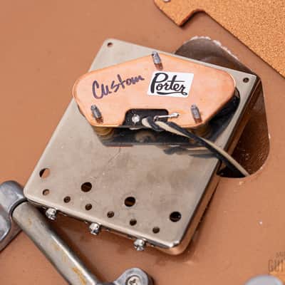 Snakehead T-Style Double Cutaway, MJT Body & Fender-Licensed Musicraft Neck, Copper Lacquer w/ Bigsby, Porter Pickups, Case image 18