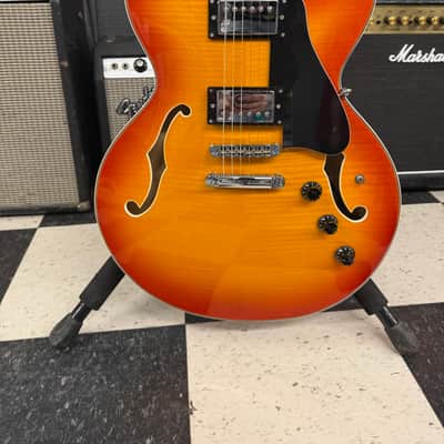 Dean Colt FM 2010s - Trans Amber Cherry Burst w/ Piezo image 4