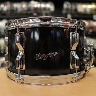 Early 70s Rogers 7x13" Script Badge Snare Drum (Converted Tom) image 3