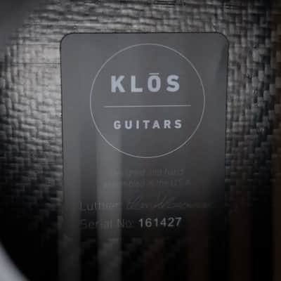 KLOS Acoustic Travel Guitar Left-Handed with Gig Bag image 14