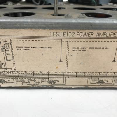 Leslie 102 7189 tube power amplifier for Leslie Cabinet image 2