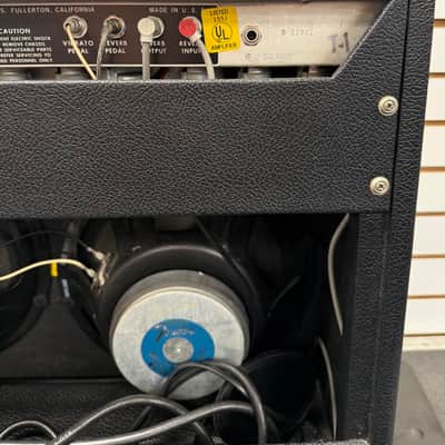 Fender 1975 Twin Reverb 2x12 Combo with Footswitch & Cover - Pre Owned *Pickup Only* image 13