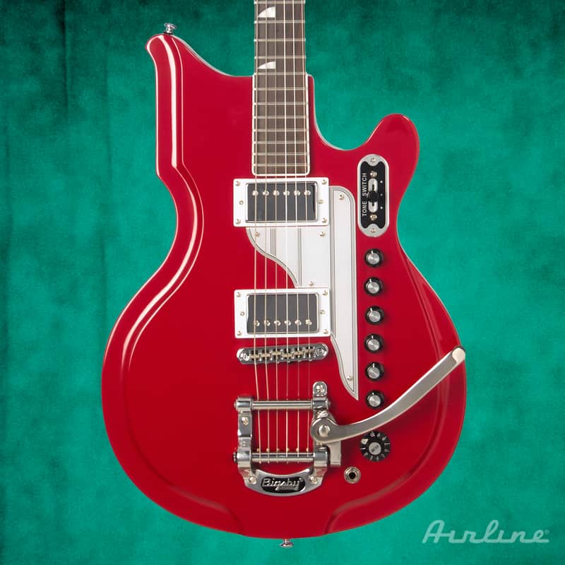 Airline Guitars '59 Newport DLX Red image 1