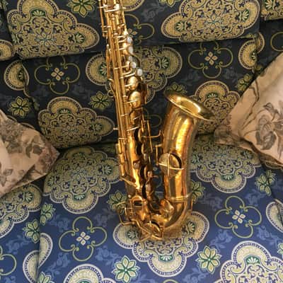 CONN GOLD PLATED ALTO STENBERG PORTRAIT RARE 1929 CHU BERRY FINISH 97% SAX SAXOPHONE ENGRAVING CRISP image 7