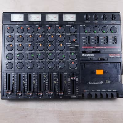 TASCAM Porta Two Ministudio 4-Track Cassette Recorder 1980s - Gray - Transport Issues image 7