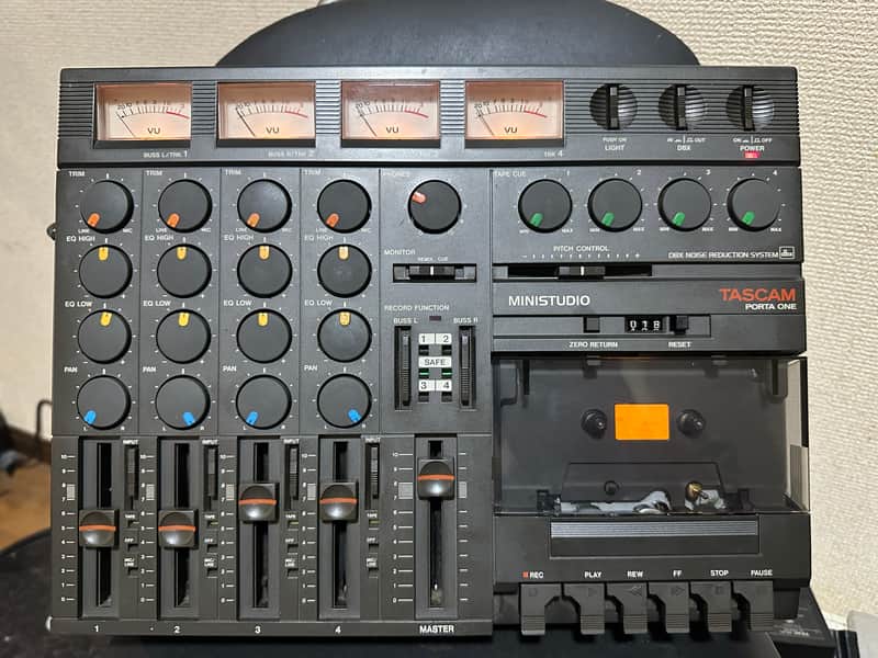 TASCAM Porta One Ministudio 4-Track Cassette Recorder serviced image 1