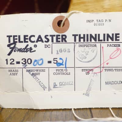 1976 Fender Telecaster Thinline Natural image 17