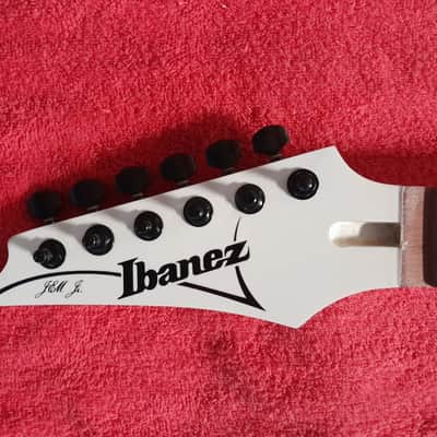 Original Neck Ibanez JEMJR Left Handed With Dryer In Black image 1