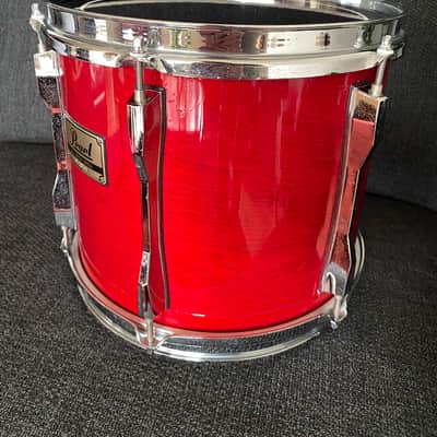 Pearl BLX tom 12x10” 1989 - Sequoia red image 2