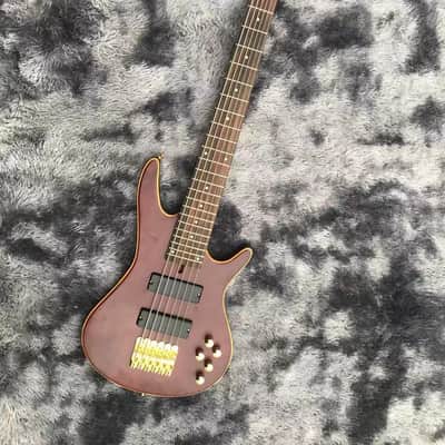 Handmade Custom 6 String Bass Guitar, Maple Neck and Rosewood Fingerboard image 1