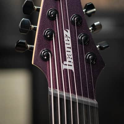 Ibanez Alpha A528 Multi-Scale 8-String Electric Guitar - Coral Mirage with Gig Bag image 5