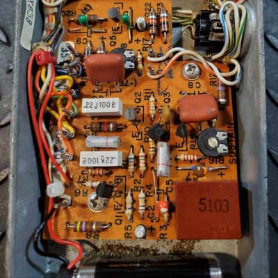 Thomas Organ Crybaby Fuzz Wah 1970's Black image 2
