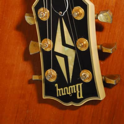 Lefty Burny Les Paul Custom 80's White image 5