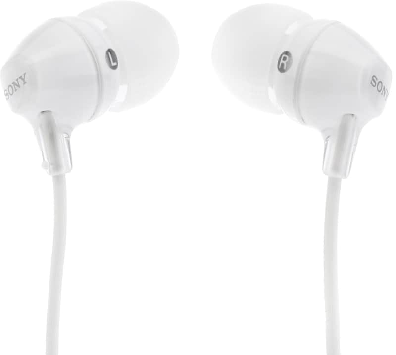 Sony SNA-MDREX15AP In-ear Headphones - White (3-pack) image 1