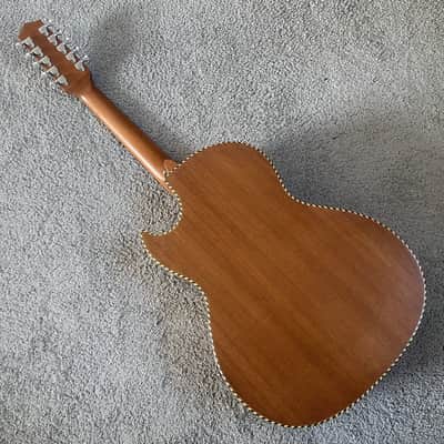 Natural 10 String Acoustic Electric Guitar, Spruce Top, Mahogany Body, Rosewood Fingerboard image 7