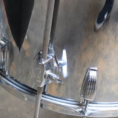 Ludwig  3pc Shell Pack 1985 Chrome Over Maple Drum Set image 10