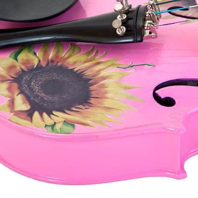 Sunflower Delight Pink Glitter Violin Outfit - 3/4 image 2