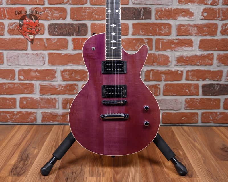 B.C. Rich USA Custom Shop Singlecut Transparent Purple 1991 w/Hard Shell Case (Refin) image 1