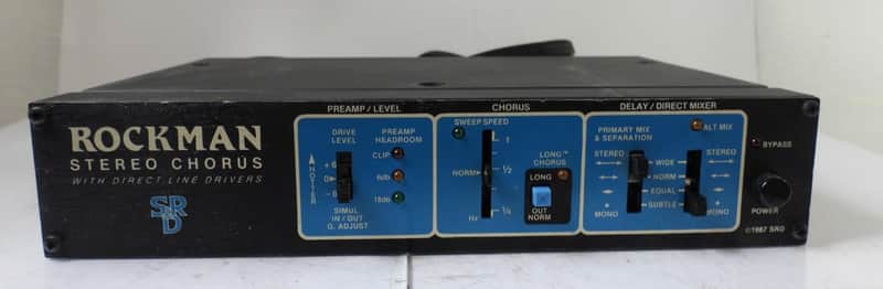 Vintage Rockman Stereo Chorus Effects Processor Tom Scholz SR&D Free USA S&H image 1