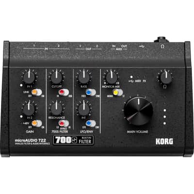 Korg MicroAudio722 Audio Interface w/ Analog Filter image 1