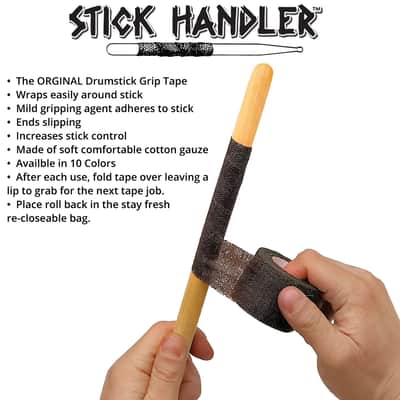 STICK HANDLER Professional Drum Stick Grip Tape Pink image 6