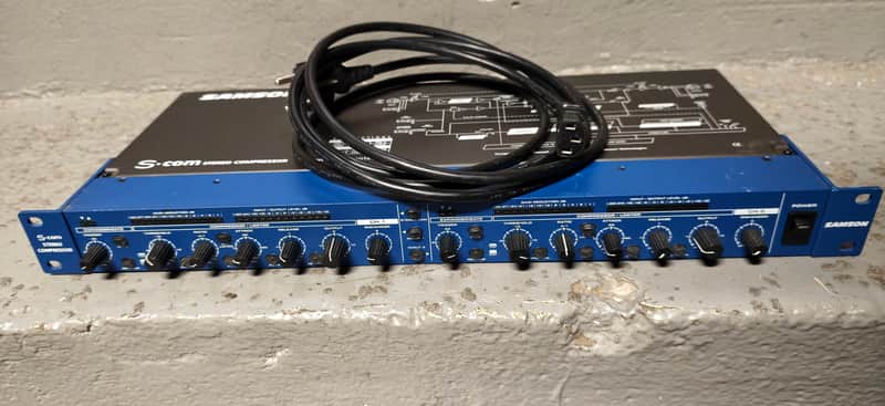 Samson S-Com Stereo Compressor/Limiter 2010s - Blue - Très bon état ! image 1