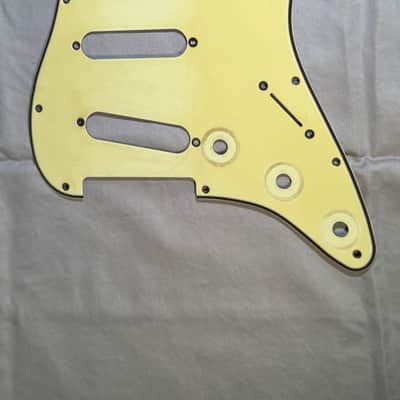 Fender Stratocaster Celluloid / Nitrate Pickguard USA Late 1959 thru 62 Mint Green 11 hole image 11