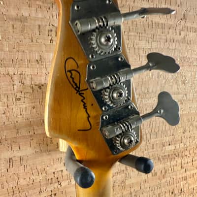 Fender Precision Bass Gold Guard 1959 - Sunburst Ash Body Lightweight image 17