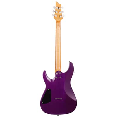 Schecter C-1 Standard Plus Electric Guitar - Transparent Purple Burst image 8