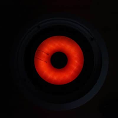 Pair Rockville HC85-LED 8" 700 Watt In-Ceiling Home Theater Speakers w/ Red LED image 9
