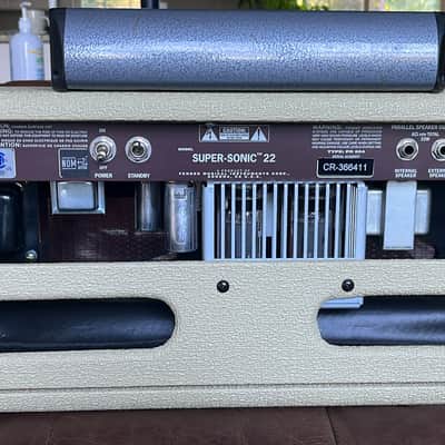 Fender Super-Sonic 22 2-Channel 22-Watt Guitar Amp Head 2013 - Present - Blonde image 3