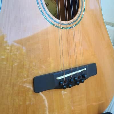 Octave Mandolin/8-String Tenor Converted Mitchell Travel Guitar, Solid Top image 2