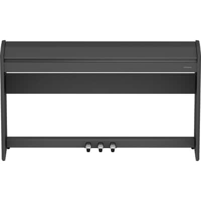 Roland F-107-BK 88-Key Slim Digital Piano w/ Stand, Bench, and 3-pedals, Black image 13