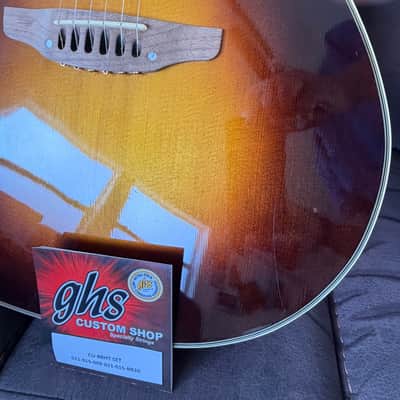 70s Ovation Balladeer 1111-1 Deep Bowl – Sunburst – USA – Nashville Tuned + Original Hardshell Case image 15