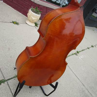 Kay Kraftsman 3/4 Upright Bass 1945 B-385 Chubby Jackson model aka Switch Master Pickup SE Michigan image 15