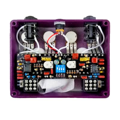 68 Pedals King of Clone Dual Overdrive Distortion Pedal - White